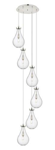 Owego - 6 Light - 16 inch - Polished Nickel - Multi Pendant (116-451-1P-PN-G451-7CL)