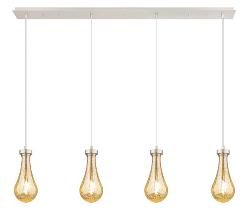 Owego - 4 Light - 49 inch - Polished Nickel - Linear Pendant (124-451-1P-PN-G451-5ME)