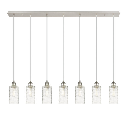 Crown Point - 7 Light - 49 inch - Polished Nickel - Linear Pendant (127B-7P-PN-G434-7DE)