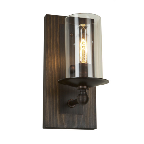 Legno Rustico 1 Light Brunito Bronze Wall Light (AC10147BU)