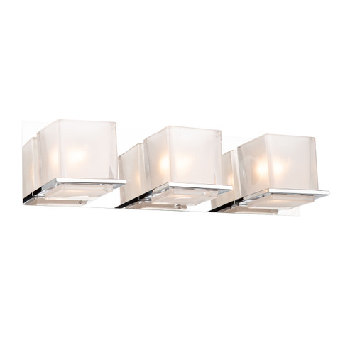 Wyndham 3 Light Chrome Vanity Light (AC11633CH)