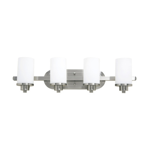 Parkdale 4 Light Polished Nickel Vanity Light (AC1304PN)