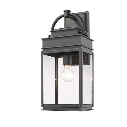 Fulton 1 Light Black Outdoor Wall Light (AC8230BK)