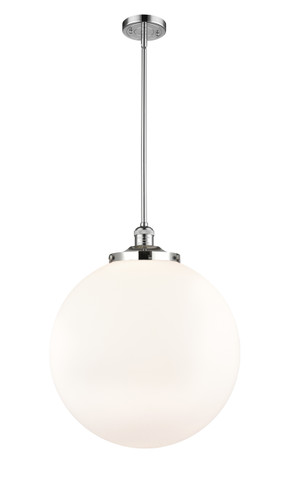Beacon - 1 Light - 18 inch - Polished Chrome - Stem Hung - Pendant (201S-PC-G201-18-LED)