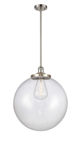 Beacon - 1 Light - 18 inch - Brushed Satin Nickel - Stem Hung - Pendant (201S-SN-G204-18)