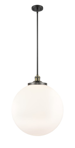 Beacon - 1 Light - 18 inch - Black Antique Brass - Stem Hung - Pendant (201S-BAB-G201-18)