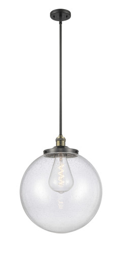Beacon - 1 Light - 16 inch - Black Antique Brass - Stem Hung - Pendant (201S-BAB-G204-16)