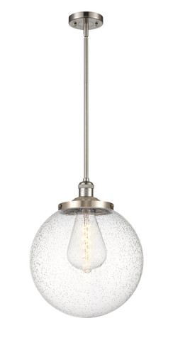 Beacon - 1 Light - 14 inch - Brushed Satin Nickel - Stem Hung - Pendant (201S-SN-G204-14-LED)