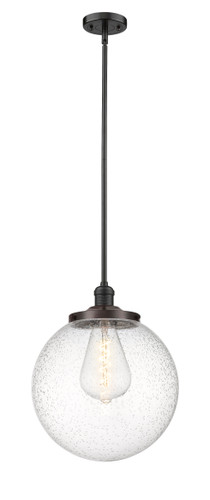 Beacon - 1 Light - 14 inch - Oil Rubbed Bronze - Stem Hung - Pendant (201S-OB-G204-14-LED)