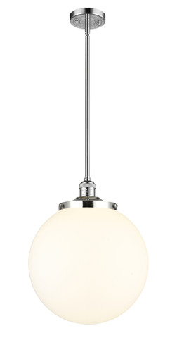 Beacon - 1 Light - 14 inch - Polished Chrome - Stem Hung - Pendant (201S-PC-G201-14)