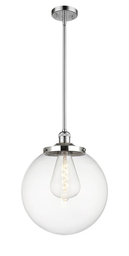 Beacon - 1 Light - 14 inch - Polished Chrome - Stem Hung - Pendant (201S-PC-G202-14)