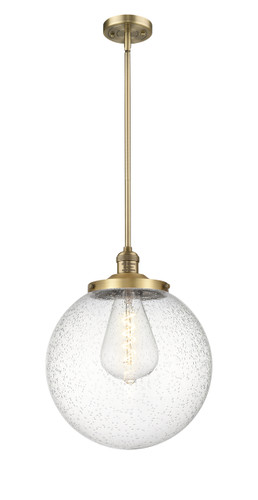 Beacon - 1 Light - 14 inch - Brushed Brass - Stem Hung - Pendant (201S-BB-G204-14)