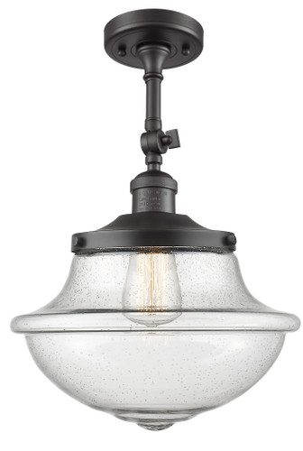 Oxford - 1 Light - 12 inch - Oil Rubbed Bronze - Semi-Flush Mount (201F-OB-G544-LED)