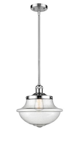 Oxford - 1 Light - 12 inch - Polished Chrome - Stem Hung - Mini Pendant (201S-PC-G544-LED)