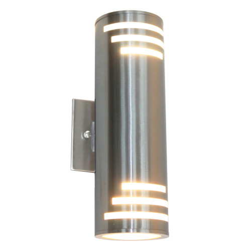 Nuevo 2 Light Stainless Steel Outdoor Wall Light (AC8005SS)