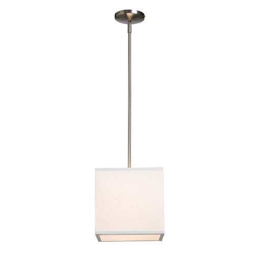 Mercer Street 1 Light White Pendant (SC542WH)