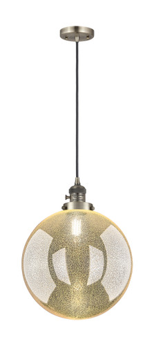 Beacon - 1 Light - 12 inch - Antique Brass - Cord hung - Mini Pendant (201CSW-AB-G208-12)