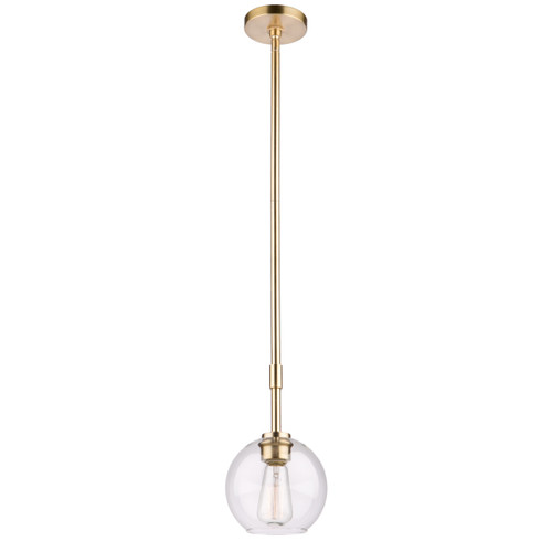 Hamilton 1 Light Satin Brass Pendant (SC13120SB)