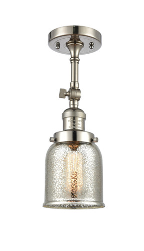 Bell - 1 Light - 5 inch - Polished Nickel - Semi-Flush Mount (201F-PN-G58-LED)