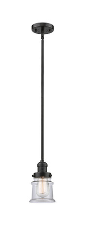 Canton - 1 Light - 5 inch - Oil Rubbed Bronze - Stem Hung - Mini Pendant (201S-OB-G182S-LED)