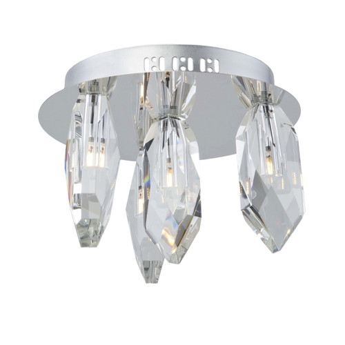 Doccia 4 Light Chrome Flush Mount (AC7044)