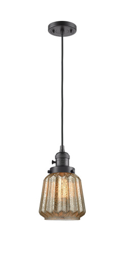 Chatham - 1 Light - 7 inch - Oil Rubbed Bronze - Cord hung - Mini Pendant (201CSW-OB-G146)