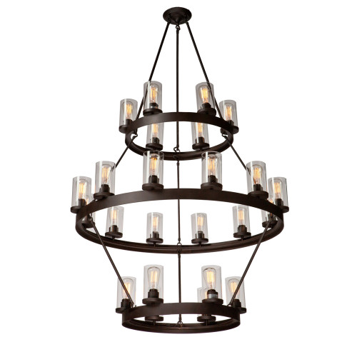 Menlo Park 24 Light Oil Rubbed Bronze Chandelier (AC10004)