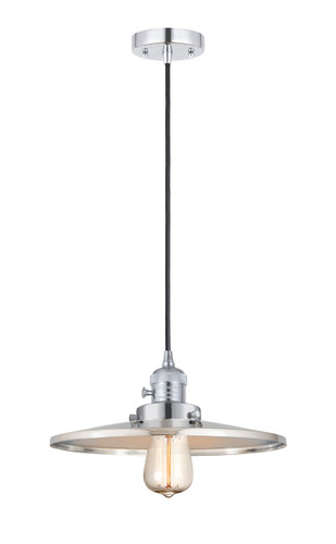 Appalachian - 1 Light - 12 inch - Polished Chrome - Cord hung - Mini Pendant (201CSW-PC-MFR-PC-12)
