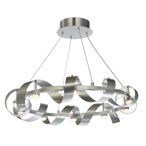 Rolling Hills 10 Light Brushed Aluminum Chandelier (AC7211BA)