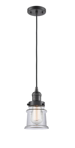 Canton - 1 Light - 5 inch - Oil Rubbed Bronze - Cord hung - Mini Pendant (201C-OB-G182S-LED)