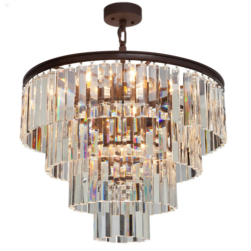 El Dorado 9 Light Java Brown Chandelier (AC10410JV)