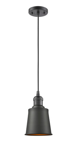 Addison - 1 Light - 5 inch - Oil Rubbed Bronze - Cord hung - Mini Pendant (201C-OB-M9-OB-LED)