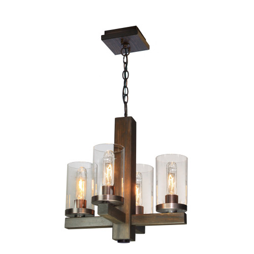 Jasper Park 4 Light Brunito Bronze Chandelier (AC10544BU)