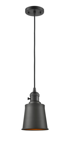 Addison - 1 Light - 5 inch - Oil Rubbed Bronze - Cord hung - Mini Pendant (201CSW-OB-M9-OB)