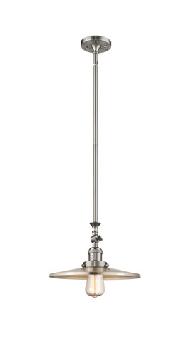 Appalachian - 1 Light - 12 inch - Brushed Satin Nickel - Stem Hung - Mini Pendant (206-SN-MFR-SN-12)