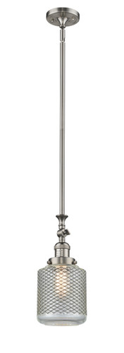 Stanton - 1 Light - 6 inch - Brushed Satin Nickel - Stem Hung - Mini Pendant (206-SN-G262-LED)