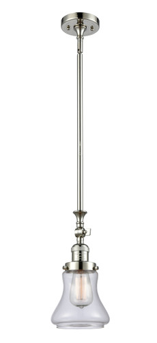 Bellmont - 1 Light - 6 inch - Polished Nickel - Stem Hung - Mini Pendant (206-PN-G192-LED)