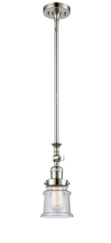 Canton - 1 Light - 5 inch - Polished Nickel - Stem Hung - Mini Pendant (206-PN-G184S-LED)