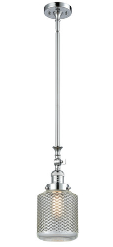 Stanton - 1 Light - 6 inch - Polished Chrome - Stem Hung - Mini Pendant (206-PC-G262)