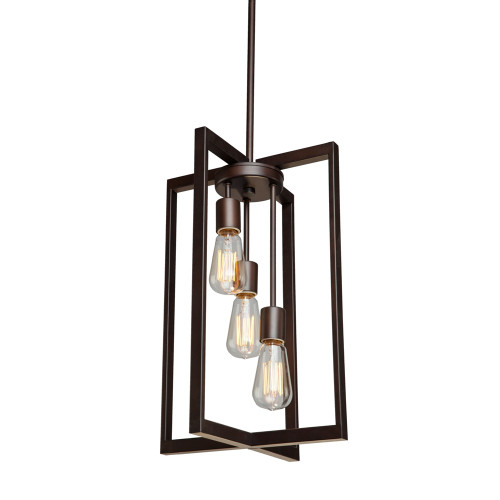 Gastown 3 Light Oil Rubbed Bronze Chandelier (AC10413)