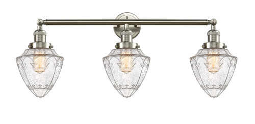 Bullet - 3 Light - 34 inch - Brushed Satin Nickel - Bath Vanity Light (205-SN-G664-7)