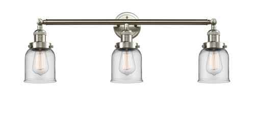 Bell - 3 Light - 30 inch - Brushed Satin Nickel - Bath Vanity Light (205-SN-G52-LED)