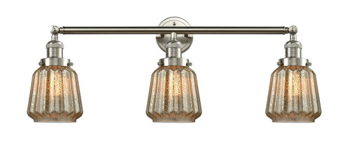Chatham - 3 Light - 30 inch - Brushed Satin Nickel - Bath Vanity Light (205-SN-G146-LED)
