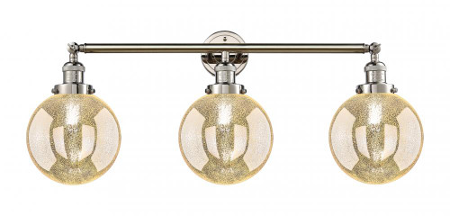 Beacon - 3 Light - 32 inch - Polished Nickel - Bath Vanity Light (205-PN-G208-8)