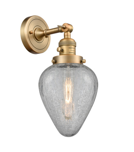 Geneseo - 1 Light - 7 inch - Brushed Brass - Sconce (203SW-BB-G165-LED)