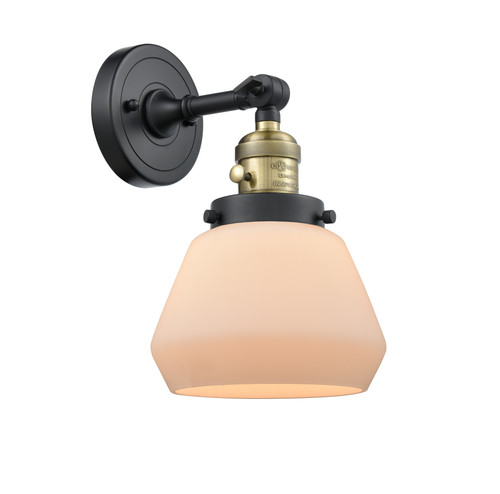 Fulton - 1 Light - 7 inch - Black Antique Brass - Sconce (203SW-BAB-G171-LED)