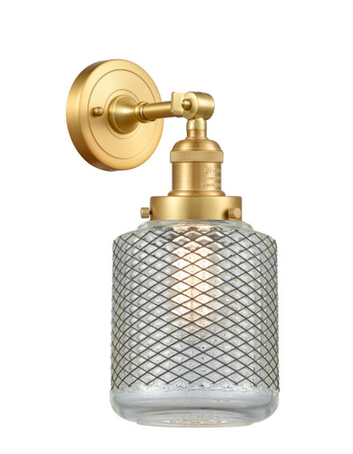 Stanton - 1 Light - 6 inch - Satin Gold - Sconce (203-SG-G262-LED)