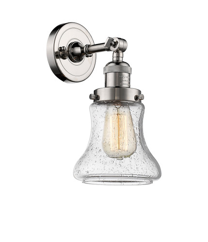 Bellmont - 1 Light - 7 inch - Polished Nickel - Sconce (203-PN-G194-LED)