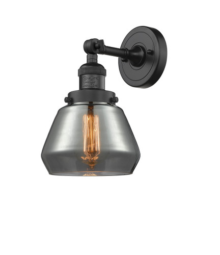 Fulton - 1 Light - 7 inch - Matte Black - Sconce (203-BK-G173-LED)