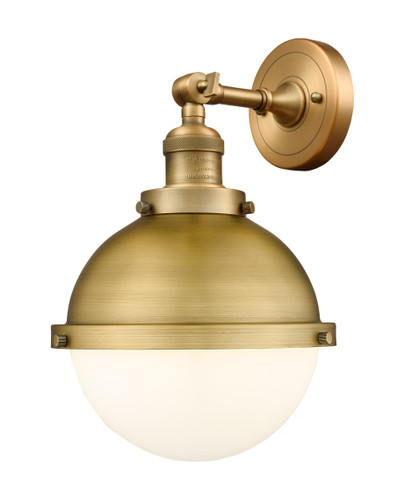 Hampden - 1 Light - 9 inch - Brushed Brass - Sconce (203-BB-HFS-81-BB)